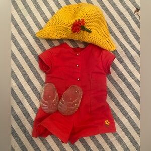 Pleasant Company American Girl Retired Vintage Culotte Dress